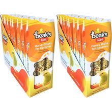 Karok Ticaret Kuşlar Için Ek Besinler, Kutu, Ballı Kanarya Krakeri, 3 Ad x 10 Adet (2 Paketi) - Option-1