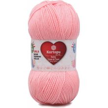 Kartopu Ak-Soft 777 Pudra Pembe El Örgü İpi