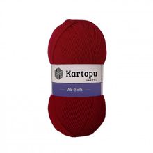 Kartopu Ak Soft K114 Koyu Kırmızı İplik