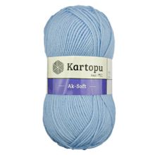 Kartopu Ak-Soft K544 Blue Örgü İpi