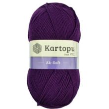 Kartopu Ak Soft K721 Mor İplik