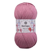 Kartopu K1763 100 gr Gül Kurusu Baby One El Örgü İpi