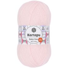 Kartopu K255 Bebe Pembe Baby One Tüylenmeyen El Örgü İpi Yünü