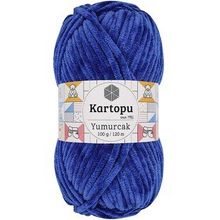 Kartopu K524 Gece Mavisi Yumurcak Kadife El Örgü İpi