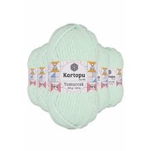 Kartopu K560 5 Adet Su Yeşili Yumurcak Kadife El Örgü İpi