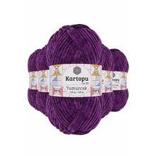 Kartopu K719 5 Adet Açık Mor Yumurcak Kadife El Örgü İpi