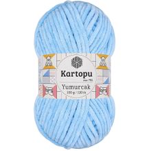 Kartopu Yumurcak Kadife Mavi K540 El Örgü İpi