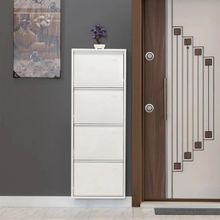 Kaser Metal DC-073 4'lü Beyaz Ayakkabılık