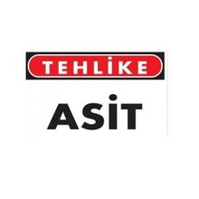 Katar Market Asit Uyarı Levhası