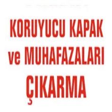 Katar Market Koruyucu Kapak ve Muhafazaları Çıkarma Uyarı Levhası
