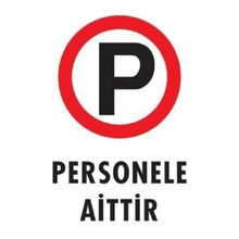 Katar Market Personele Aittir Uyarı Levhası