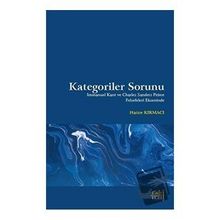 Kategoriler Sorunu - Hatice Kırmacı