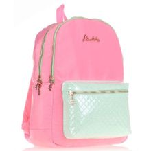 Kaukko Bright Pembe Su Yeşili Okul Çantası