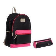 Kaukko K1147 Wichlight Siyah-Pembe Sırt Çantası
