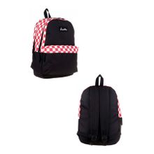 Kaukko K1417 Kırmızı Check Basic Colors Sırt Çantası
