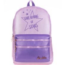 Kaukko K1568 Duble Lila Sparkle Sırt Çantası