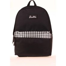 Kaukko K1628 Siyah Patern Basic Colors Okul Sırt Çantası
