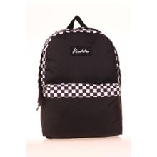 Kaukko K1629 Siyah Check Basic Colors Okul Sırt Çantası