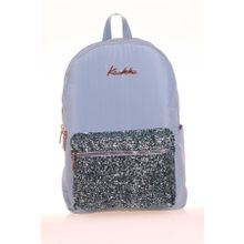 Kaukko K1649 Taşlı Gri Bright Sırt Çantası