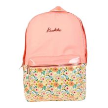 Kaukko K1734 Salmon Soft Floral Sırt Çantası