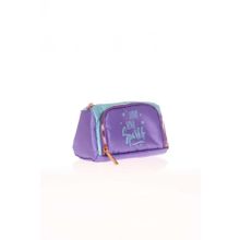 Kaukko K2532 Duble Koyu Lila Sparkle Plump Kalem Çantası