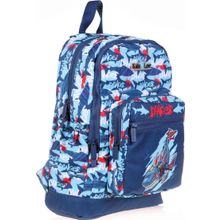 Kaukko Kids&Love Erkek Çocuk Mavi Köpekbalığı İlkokul Okul Sırt Çantası