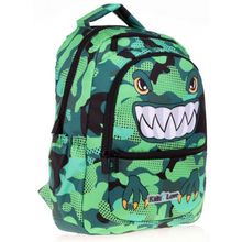 Kaukko Kids&Love Erkek Çocuk Yeşil Dinazor İlkokul Okul Sırt Çantası