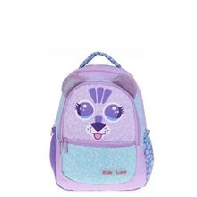 Kaukko L5119 Mor Kids Love Cute Face Tiger Anaokulu Sırt Çantası