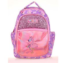 Kaukko L5137 Aynalı Taşlı Flamingo Kids Love Sırt Çantası