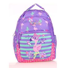 Kaukko L5148 Paterned Flamingo Kids Okul Çantası