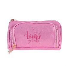 Kaukko Pembe K2307 Sparkle Plump Kalem Çantası