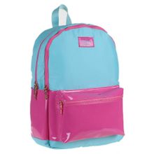 Kaukko Rugan Leather Turkuaz Pembe Okul Çantası