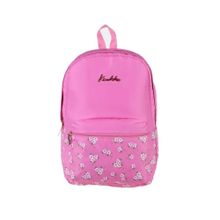 Kaukko Soft Floral Pembe Çiçekli Okul Sırt Çantası