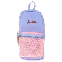 Kaukko Taşlı Floral Mavi K2468 Bright Junior Bag Kalem Çantası