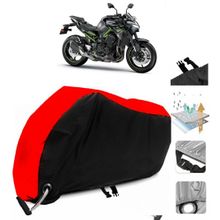 Kawasaki Z 900 Turuncu Reflektörlü Gri Motosiklet Brandası