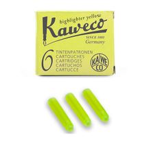 Kaweco 10001220 Neon Sarı 6'lı Kartuş