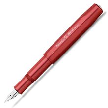 Kaweco 10001563 Al Sport Metalik Kırmızı M Uç Dolma Kalem