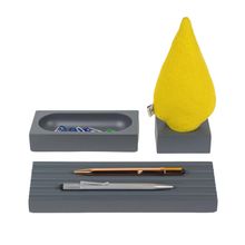 Kayigo Woody Sarı Ladin Üçlü Set Organizer