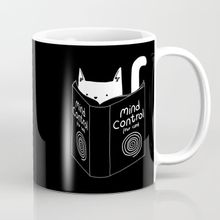 Kedi Kitap Okuyan Kedi Kupa Bardak
