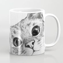 Kedi Sevimli Kedi Porselen Kupa Bardak
