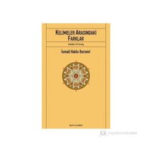 KELIMELER ARASINDAKİ FARKLAR -KITÂBU'L-FURÛQ- - İSMAİL HAKKI BURSEVI