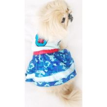 Kemique Teddy Blue Köpek Elbisesi