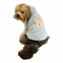 Kemique XXXL Blue Pink Bunny Kapşonlu Sweat By Kemique Köpek Kazağı