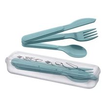 Kendiliğinden Kutulu Hijjenik Plastik Piknik Tipi Çatal Kaşık Bıçak Seti (Timya/Go1395) 200283