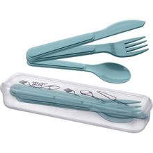Kendiliğinden Kutulu Hijjenik Plastik Piknik Tipi Çatal Kaşık Bıçak Seti