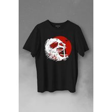 Kendim Seçtim T01S3825 Attack of Tittan Anime Japanese Japonca Dizi Baskılı Siyah Unisex T-shirt