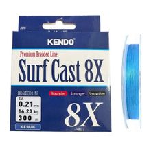 Kendo Ice Blue 0,21 mm Surf Cast 8x Fıghtıng 300 mt Örgü İp