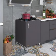 Kenzlife Benek Gri 85x60x56 Mutfak Dolabı