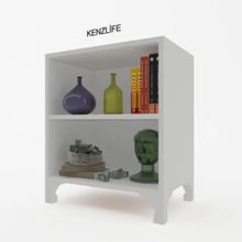 Kenzlife Beril Beyaz 68x60x20 cm Kitaplık