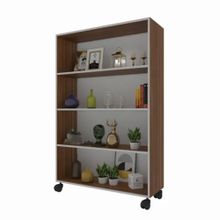 Kenzlife Beril Ceviz 128x90x20 cm Kitaplık